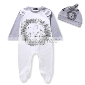 2017 New Fashion Wholesale Newborn Summer Baby Clothes Sleepwear Cotton Family Christmas Cheap Kids Children Pajamas thumbnail-4
