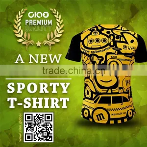 2016 Hot Sales MEN Clothing Custom Printing Logo O-Neck t Shirt thumbnail-2