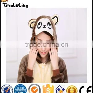 New Brown Monkey Pajamas For Women Nightgown Pajama Adult Pajama One Piece Polyester Pajamas Pyjamas thumbnail-5