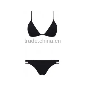 High Quality Red Sling Sexy Women Push up Bikini Swimwear thumbnail-5