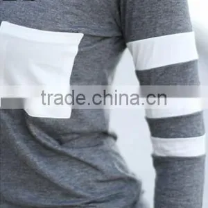 Long Sleeve Women Patchwork T-shirt thumbnail-5