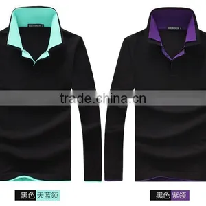 Factory Price Custom Design Fancy High Quality100% Men Cotton Shirts Polo T-shirt thumbnail-2