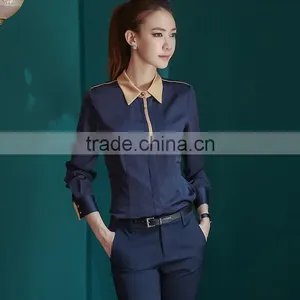 Custom Chantilly Long Sleeve Latest Fashionable Ladies Blouse Factory Women Shirt Blouse thumbnail-1