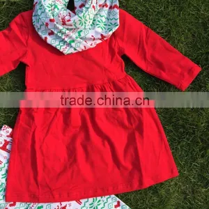 FALL OUTFITS Persnickety Girls 3 Pieces Scarf Sets Girls Christmas Pant Sets Kids Reindeer Clothes Boutique Girl Clothing thumbnail-5