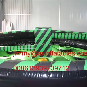 Adult Giant Outdoor Dia 8M Multi-play Inflatable Meltdown Wipeout Games For Sale thumbnail-3