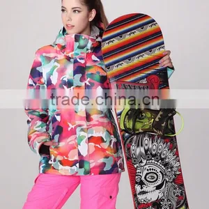 New Design Women Snowboard Jacket Multi-functional Ski Snow Wear for Lady Ski Jacket thumbnail-5