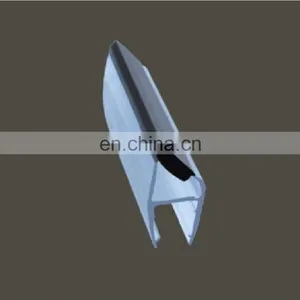 PVC Magnetic Shower Door Seal for 90 and 180 Degree Glass Doors thumbnail-1