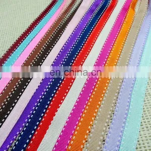Various Colours 1cm Saddle Stitch Grosgrain Ribbon thumbnail-1
