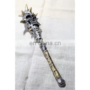 Decorative PU Mace With Silver and Gold Handlefor Halloween, Carnival, Opera and Party thumbnail-1