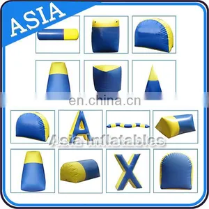 Red Outdoor Inflatable Paintball Bunkers Shooting Obstacle Equipment / PVC Inflatable Bunker / Paintball Barriers For Sale thumbnail-3