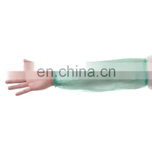 Wholesale Disposable Arm Sleeve Cover Pe Waterproof Oversleeves for Hospital and Home Use thumbnail-1