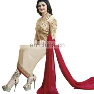 2017 Ladies Party Wear Salwar Kameez / Semi-Stitched Koti Style Salwar Suits 2017(salwar Kameez Suits) thumbnail-4