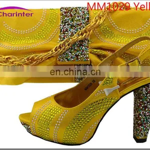 Italian Shoes and Bag Set High Heel Women Handbags With Shoes thumbnail-6