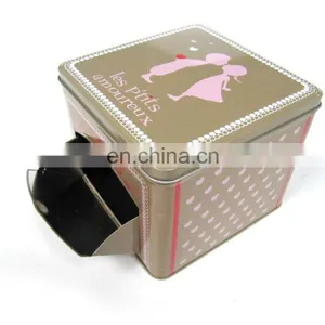 Big Square Present Tin Box With a Drawer Tin Box by Tinmen thumbnail-4