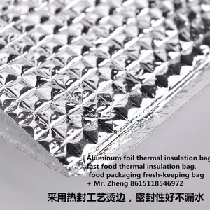 Pearl Cotton Aluminum Insulation Bag for Fresh Fruits, Vegetables and Seafood thumbnail-1