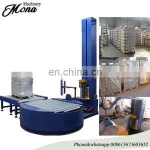 HOT !!!wood Pallet Stretch Wrapping Machine/Stretch Film Machine Price/Airport Luggage Wrapping Machine' PRICE thumbnail-1