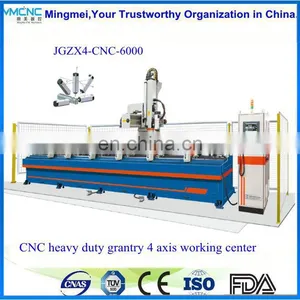 CNC Heavy Duty Grantry 4-axis Working Center for Aluminium Profile Milling Tapping thumbnail-1