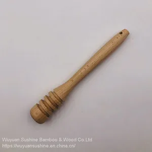 Beech Wooden Honey Dipper thumbnail-1