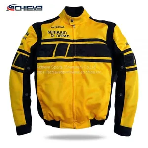 High Quality Turkish Leather Sublimated Motorcycle Long Sleeve Jacket thumbnail-5