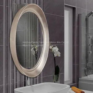 European-style Wall Mirror Bathroom Mirror Oval Bathroom Wash Mirror Decorative Mirror thumbnail-5