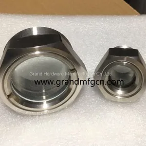 High Pressure Sanitary BHO Closed Loop Oil Extracto Kits Stainless Steel 316 Peep Sight Glass Male M27 M36x1.5 thumbnail-1