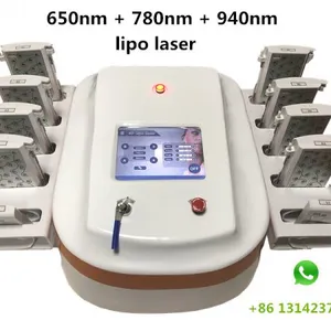 3 Wavelength 650nm 780nm 940nm Lipolaser 3D Slimming Machine Non-invasive Fat Removal Weight Loss Equipment thumbnail-1