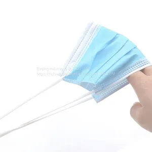 Fabric Non Woven Reusable Face Washable 3 Ply Face Mask Cover 2 Ply Paper Cheap Disposable Masks thumbnail-4