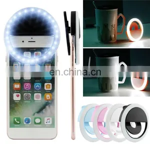 Customized Logo Cellphone LED Selfie Ring Light 36 LED Universal Ring Mounted for Smartphones thumbnail-7