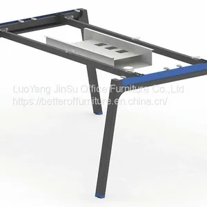 2 Person Face to Face Full Set Office Desk 1200x1200 1400x1400mm thumbnail-3