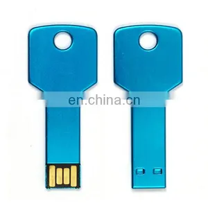 Mini Metal Silver Gold Metal Key Shaped USB 2.0 Flash Drive Memory 4GB 8gb 16gb 32gb 64gb USB Key thumbnail-2