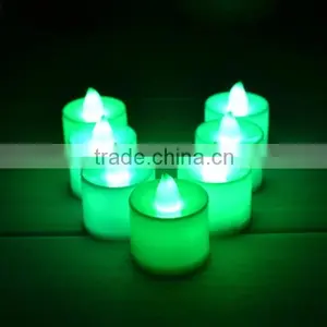 Green Color LED Battery Candles SNL007 thumbnail-1