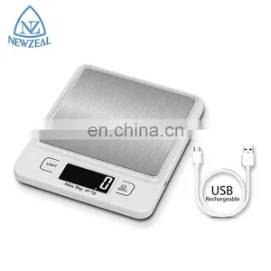 New Product 1G 5000G Electric Kitchen Weight Scale Grams Stainless Steel Accuracy Digital Electronic Kitchen Scale thumbnail-1