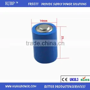 Hot Sale HJBP LiSOCl2 Battery ER14250M 3.6v 800mAh 1/2AA Lithium Battery thumbnail-1