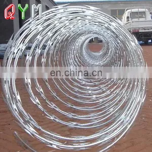 QYM Galvanized Military Concertina Razor Wire Barbed Tape thumbnail-3