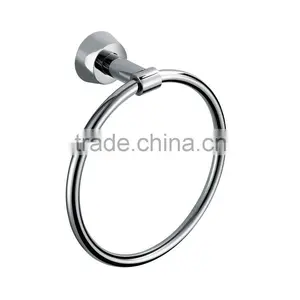 Unique Wall-mounted 304 Stainless Steel Hanging Round Towel Ring thumbnail-1