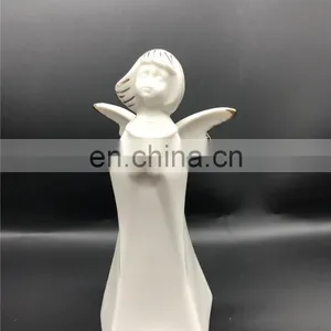 White Porcelain Ceramic Angel Figurine Christmas Xmas Ornaments thumbnail-2
