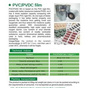Pink, Gray, Green, Blue, Black, Purple, White,Golden, Silver Transparent and Opaque PVC/PE/PVDCSheet thumbnail-5