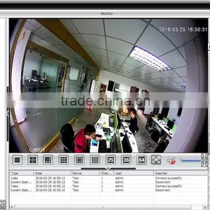 Roof Mount Indoor Use 360 Degree Fisheye Panoramic HD 1080P IP Camera Equipped With 1.7MM Lens and 1/2inch Sony CCD Sensor thumbnail-2