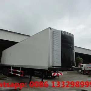 HOT SALE! CLW Brand Refrigerated Van Semitrailer for Sale,, 13m Length Refrigerated Container Trailer for Sale thumbnail-4