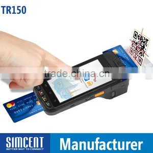 Barcode Scanner NFC 3G GPS Printer Handheld Android Emv Terminal thumbnail-1