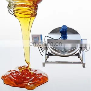 Vacuum Food Machine Mixer 100 Gas Heat Commercial Electric 200 Liter Jacketed Cook Steam Kettle With Agitator thumbnail-3