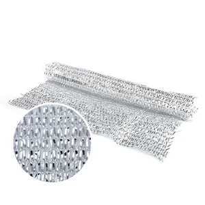 Multifunctional Ultra Fine Mesh Reflective Shade Cloth Aluminum Foil Fabric Sunshade Net thumbnail-1