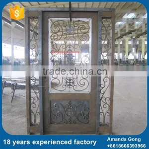 Superior Quality Front Entry Wrought Iron Patio Doors thumbnail-2