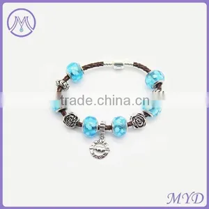 Fashion Leather Beaded Bracelet thumbnail-6