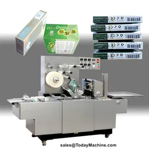 Automatic Perfume Soap Cosmetic Box BOPP Film Transparent Membrane 3D Cellophane Wrapping Machine thumbnail-3