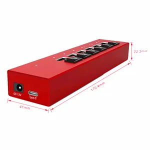 AOTECH OEM Customized 6 Port Usb 3.0 Hub thumbnail-1