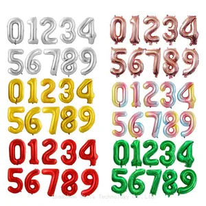 Wholesale 16-40 Inch Number Balloons - Mixed Size Foil Balloons, Bulk Event Decor Balloons thumbnail-3