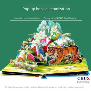 Customized Printing Factory for Creative 3d Hardcover Pop-up Books, Children's Enlightenment Picture Books, Illustrated Magazines by Chuxian thumbnail-1