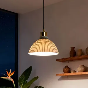 HOMTE Premium Ceramic Lamp Shade OEM Wholesale Porcelain Lamp Shade Supplier thumbnail-3
