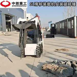 Skid Loader Quick-change Snow Thrower Export Customization Wheel Loader 360-degree Rotation in Place thumbnail-4